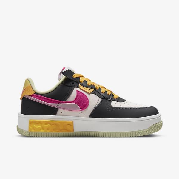 Trampki Damskie Nike Air Force 1 Fontanka Białe Fioletowe Różowe | NK640BNH