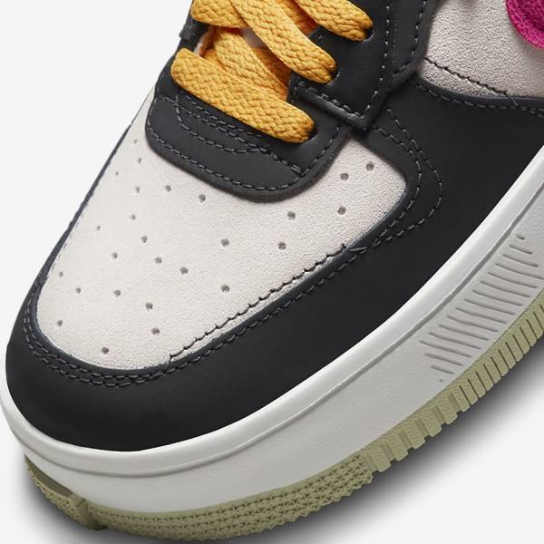 Trampki Damskie Nike Air Force 1 Fontanka Białe Fioletowe Różowe | NK640BNH