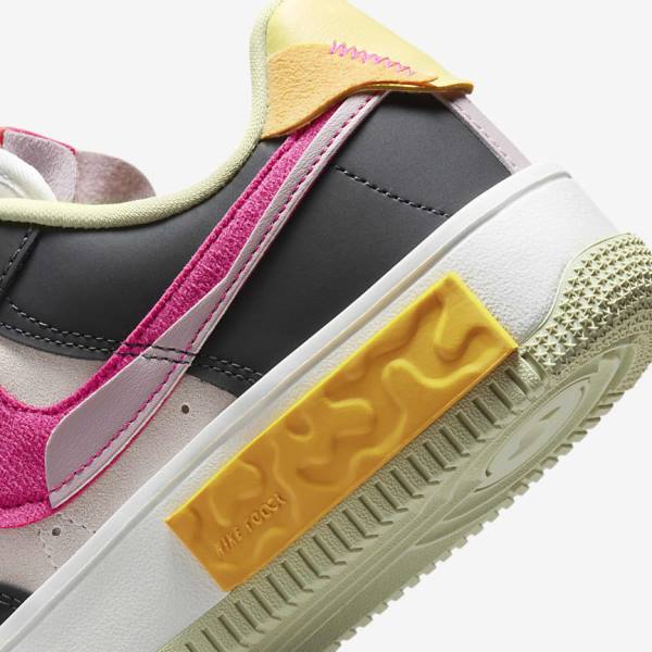 Trampki Damskie Nike Air Force 1 Fontanka Białe Fioletowe Różowe | NK640BNH