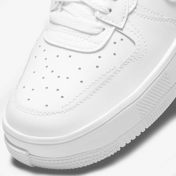 Trampki Damskie Nike Air Force 1 Fontanka Białe Żółte Białe | NK789VOY