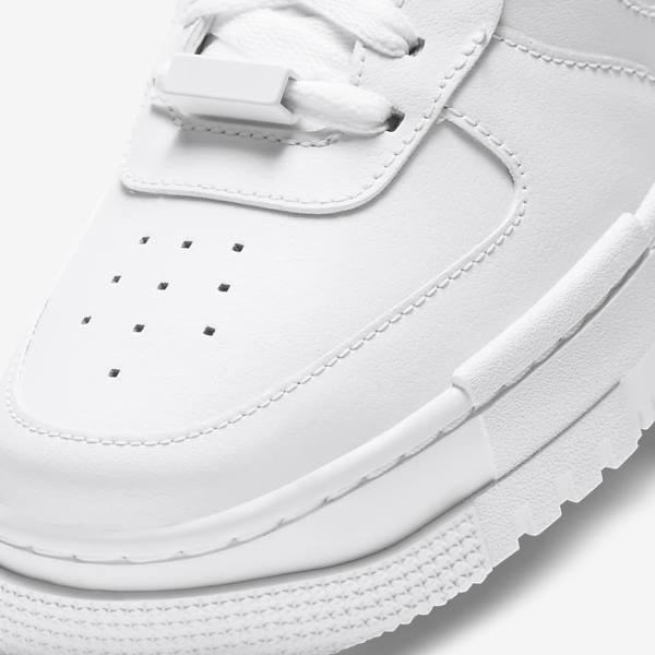 Trampki Damskie Nike Air Force 1 Pixel Białe Czarne Białe | NK874BFD