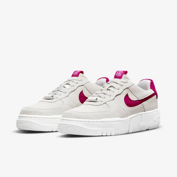 Trampki Damskie Nike Air Force 1 Pixel Białe | NK986VEL