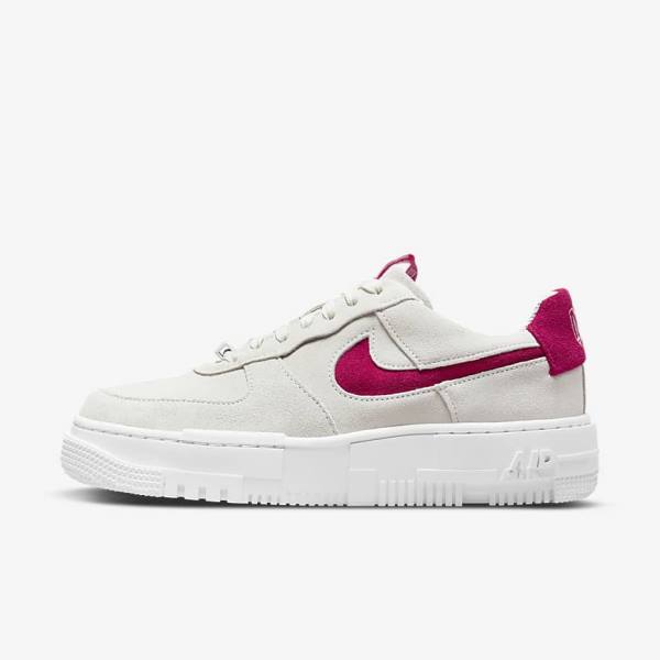 Trampki Damskie Nike Air Force 1 Pixel Białe | NK986VEL