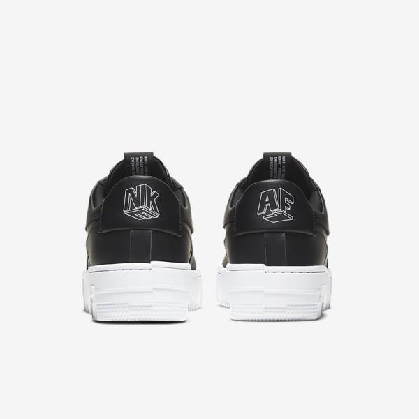 Trampki Damskie Nike Air Force 1 Pixel Czarne Białe Czarne | NK340IKV