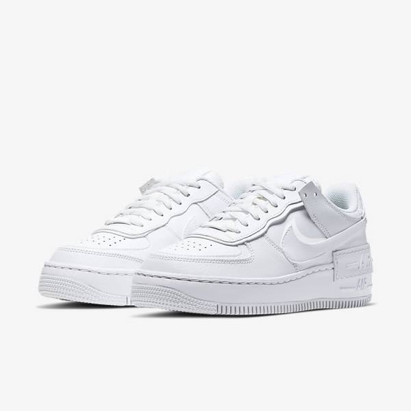 Trampki Damskie Nike Air Force 1 Shadow Białe | NK605TPW