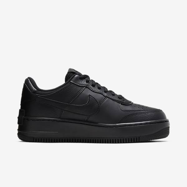 Trampki Damskie Nike Air Force 1 Shadow Czarne | NK875HDA