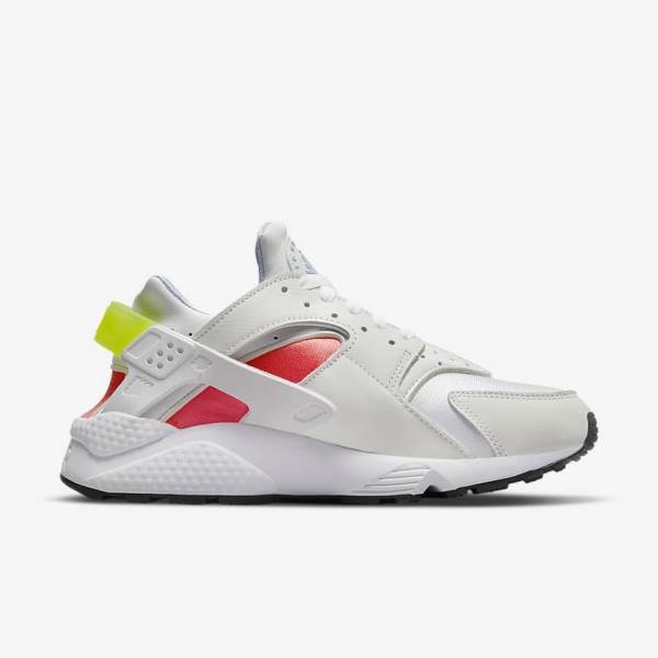 Trampki Damskie Nike Air Huarache Białe Głęboka Czerwone Czarne | NK056KGB