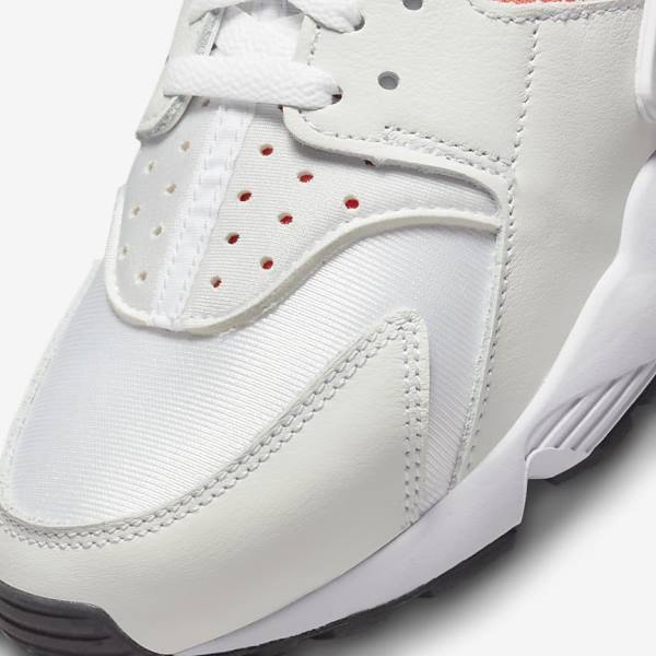 Trampki Damskie Nike Air Huarache Białe Głęboka Czerwone Czarne | NK056KGB