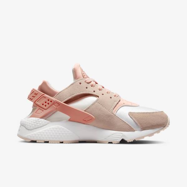 Trampki Damskie Nike Air Huarache Białe Khaki Szare Głęboka | NK145XPJ