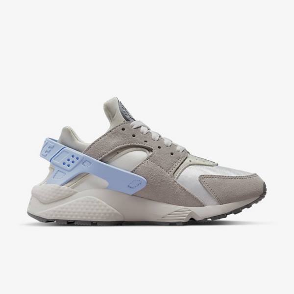 Trampki Damskie Nike Air Huarache Białe Szare | NK591VDC