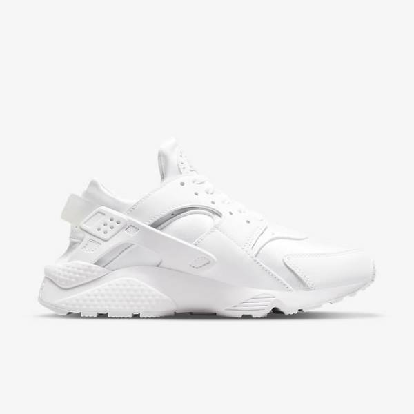 Trampki Damskie Nike Air Huarache Białe Platyna | NK842ZWP