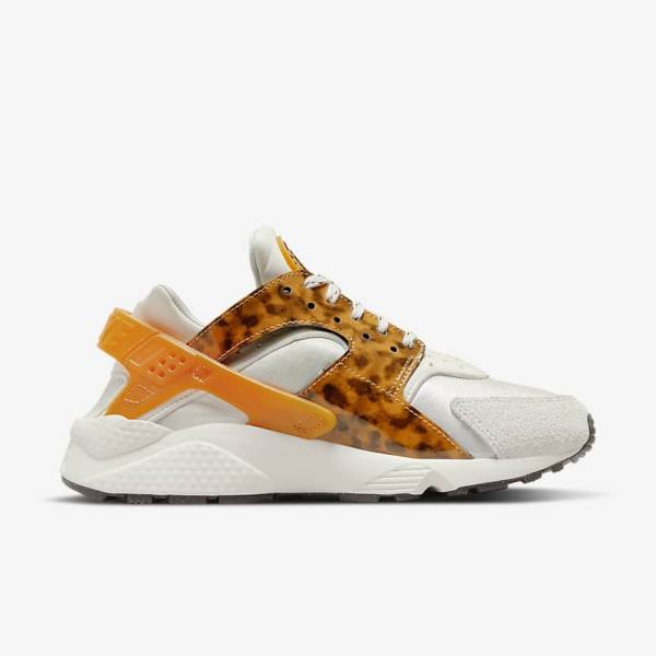 Trampki Damskie Nike Air Huarache Brązowe Głęboka Beżowe Żółte | NK156LBT