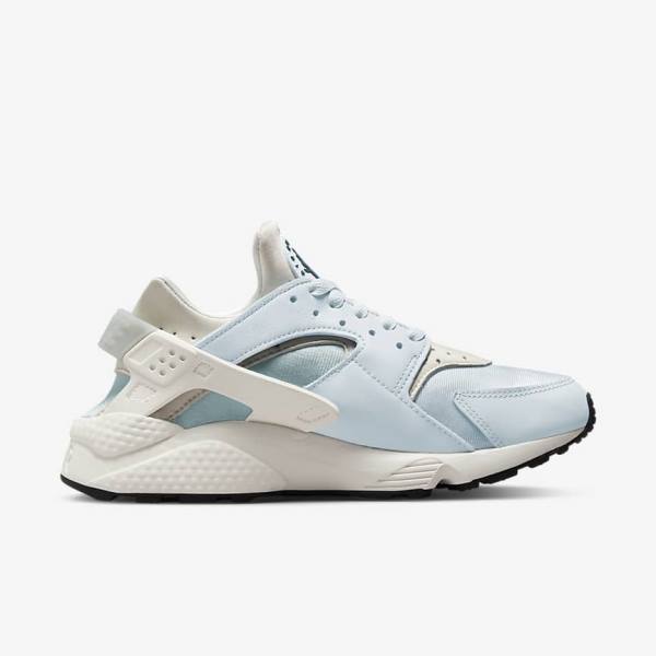 Trampki Damskie Nike Air Huarache Czarne Białe | NK604PLU