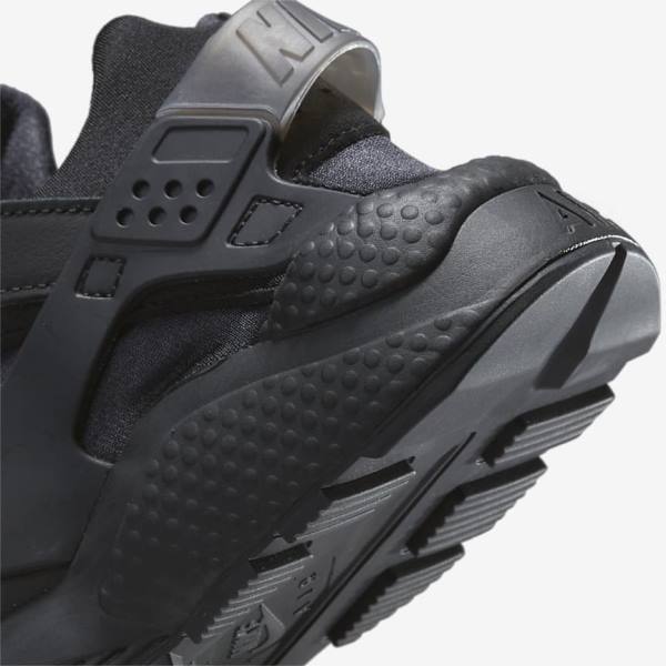 Trampki Damskie Nike Air Huarache Czarne Ciemny Szare | NK953IWH