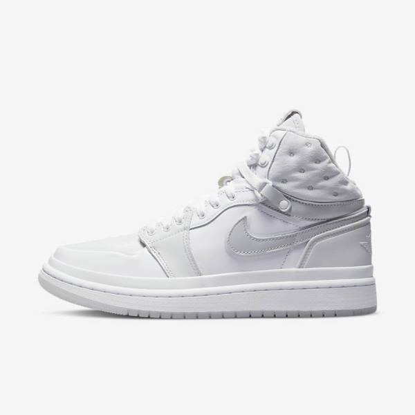 Trampki Damskie Nike Air Jordan 1 Acclimate Białe Szare | NK945NTW