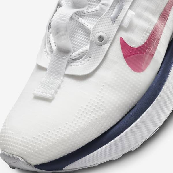 Trampki Damskie Nike Air Max 2021 Białe Niebieskie Platyna Różowe | NK571NFC