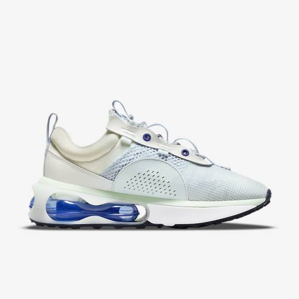 Trampki Damskie Nike Air Max 2021 Białe Zielone Obsidian | NK583NBO