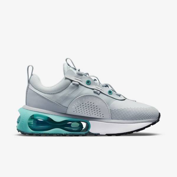 Trampki Damskie Nike Air Max 2021 Platyna Turkusowe Szare Czarne | NK492SAW