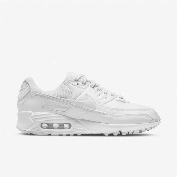 Trampki Damskie Nike Air Max 90 Białe | NK259GDQ