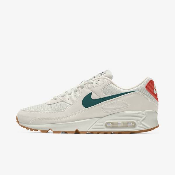 Trampki Damskie Nike Air Max 90 By You Custom Kolorowe | NK401XAM