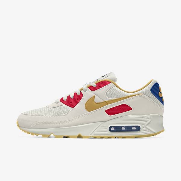 Trampki Damskie Nike Air Max 90 By You Custom Kolorowe | NK801QXS