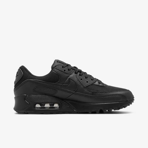 Trampki Damskie Nike Air Max 90 Czarne | NK734ESK