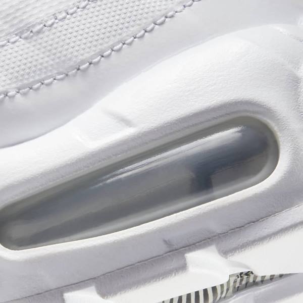 Trampki Damskie Nike Air Max 95 Essential Białe Czarne | NK265VBD