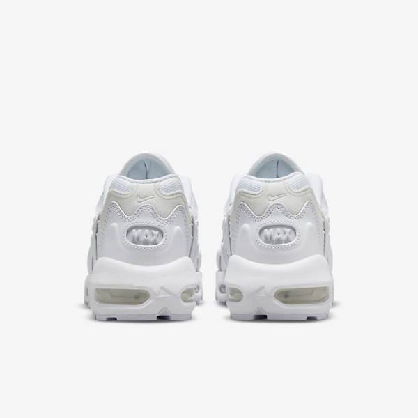 Trampki Damskie Nike Air Max 96 2 Białe Platyna Metal Srebrne Białe | NK837AKQ