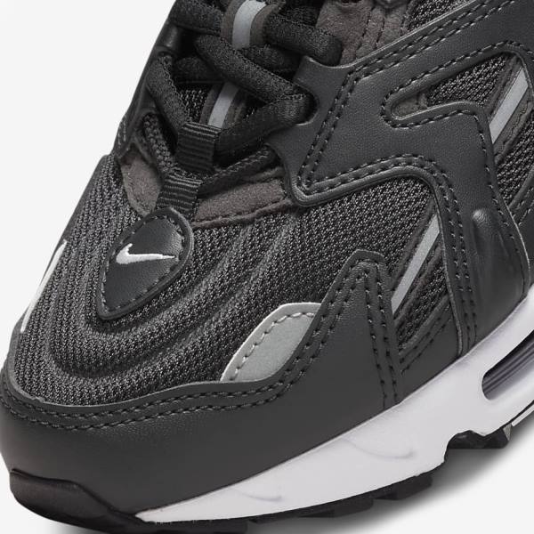 Trampki Damskie Nike Air Max 96 2 Czarne Metal Srebrne Białe | NK164UYR