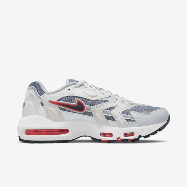 Trampki Damskie Nike Air Max 96 II Białe Granatowe | NK057OUQ