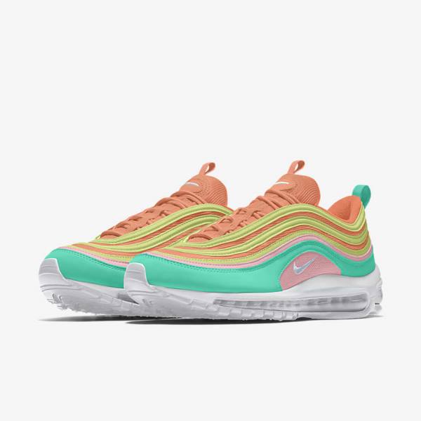 Trampki Damskie Nike Air Max 97 By You Custom Kolorowe | NK820UAJ