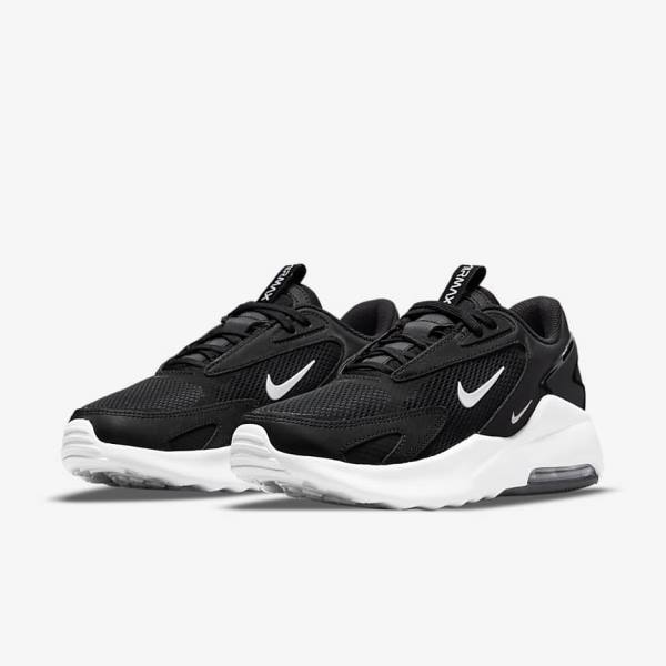 Trampki Damskie Nike Air Max Bolt Czarne Białe | NK046XTJ