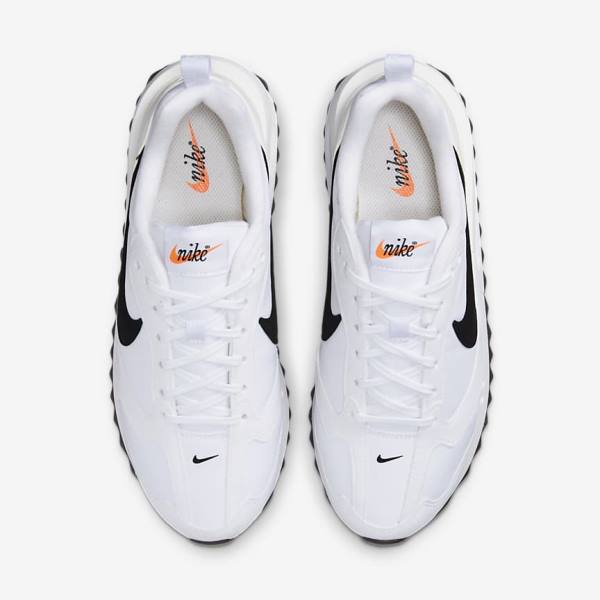 Trampki Damskie Nike Air Max Dawn Białe Pomarańczowe Czarne | NK785LSO