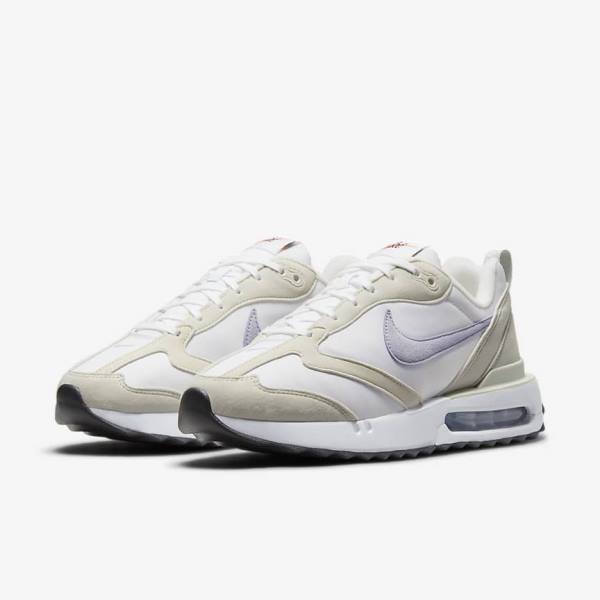 Trampki Damskie Nike Air Max Dawn Białe Głęboka Beżowe Czarne Fioletowe | NK793BPU