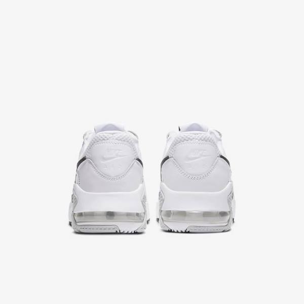 Trampki Damskie Nike Air Max Excee Białe Platyna Czarne | NK045MOZ