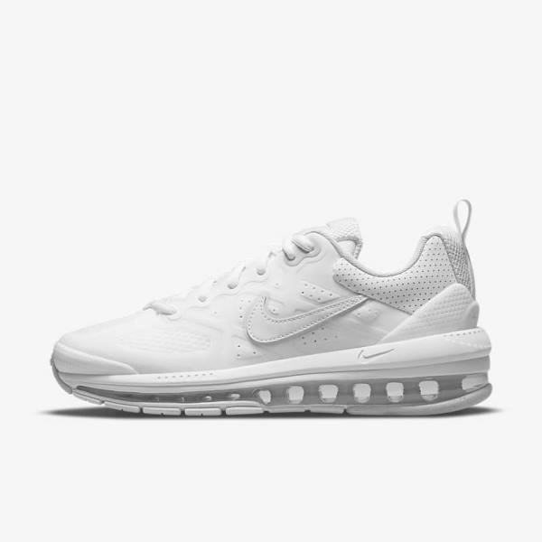 Trampki Damskie Nike Air Max Genome Białe Platyna Białe | NK576WBP