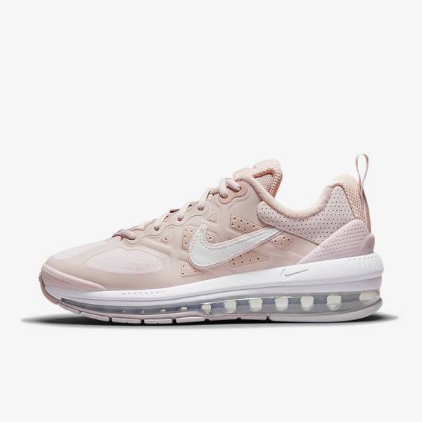 Trampki Damskie Nike Air Max Genome Różowe Różowe Białe | NK345AFU