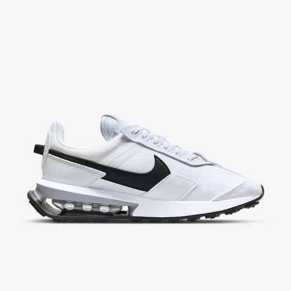 Trampki Damskie Nike Air Max Pre-Day Białe Metal Srebrne Czarne | NK237AIB