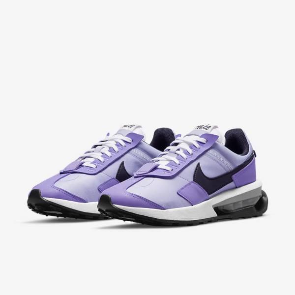 Trampki Damskie Nike Air Max Pre-Day Fioletowe Metal Srebrne Czarne | NK947KJD