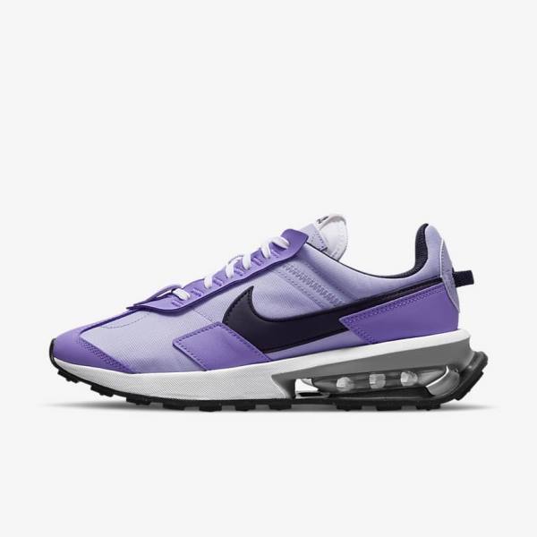 Trampki Damskie Nike Air Max Pre-Day Fioletowe Metal Srebrne Czarne | NK947KJD