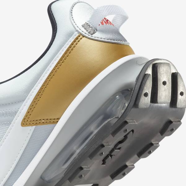 Trampki Damskie Nike Air Max Pre-Day SE Platyna Metal Złote Metal Srebrne Białe | NK287WUX