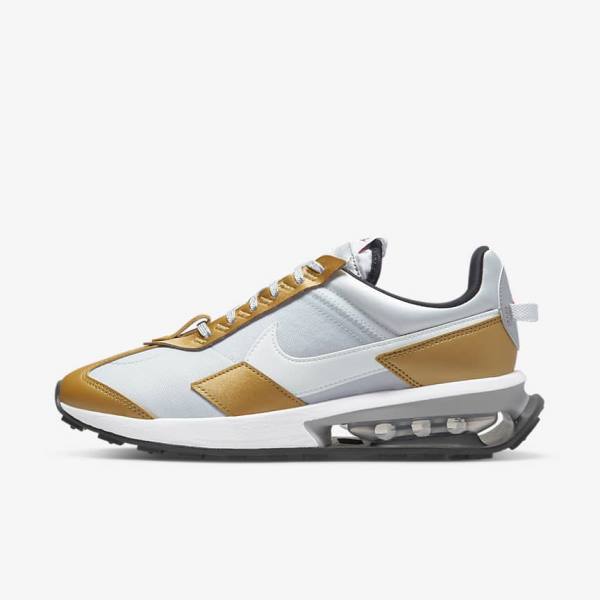 Trampki Damskie Nike Air Max Pre-Day SE Platyna Metal Złote Metal Srebrne Białe | NK287WUX