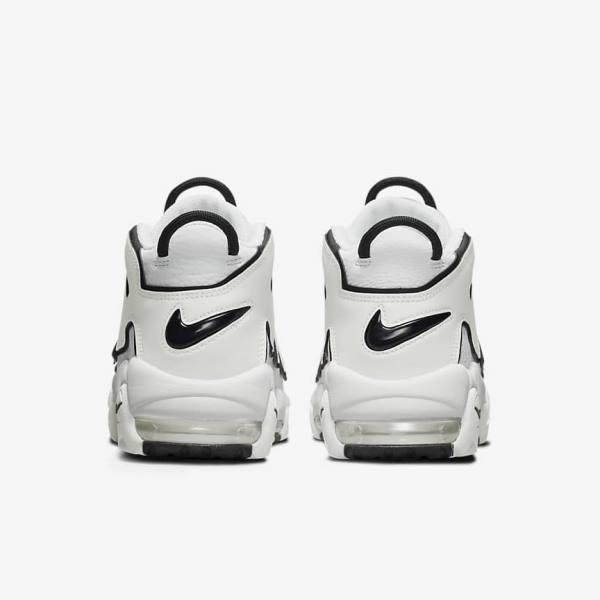 Trampki Damskie Nike Air More Uptempo Białe Czarne | NK726XYF