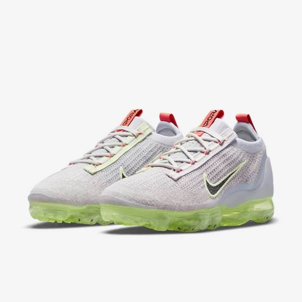 Trampki Damskie Nike Air VaporMax 2021 FK Głęboka Beżowe Głęboka Zielone Czarne | NK156EKH