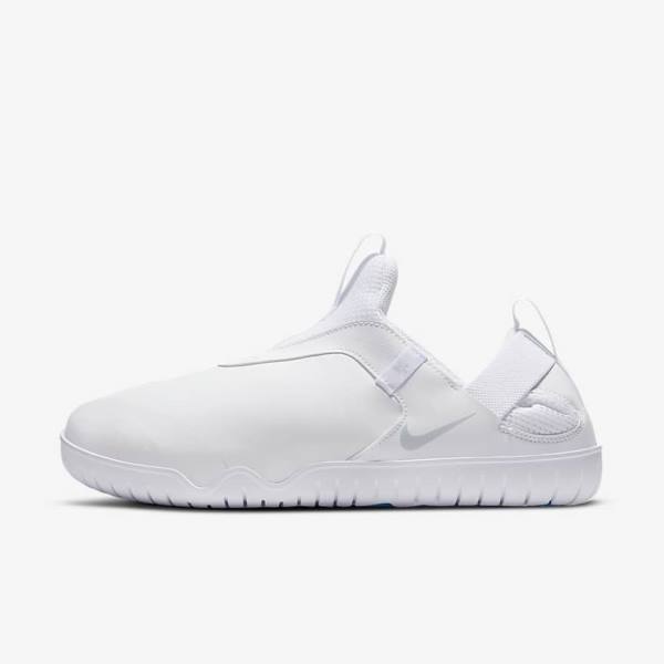 Trampki Damskie Nike Air Zoom Pulse Białe Niebieskie Platyna | NK723ABX