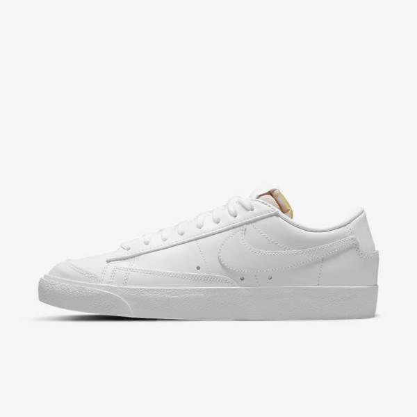 Trampki Damskie Nike Blazer Low 77 Białe | NK792LNS