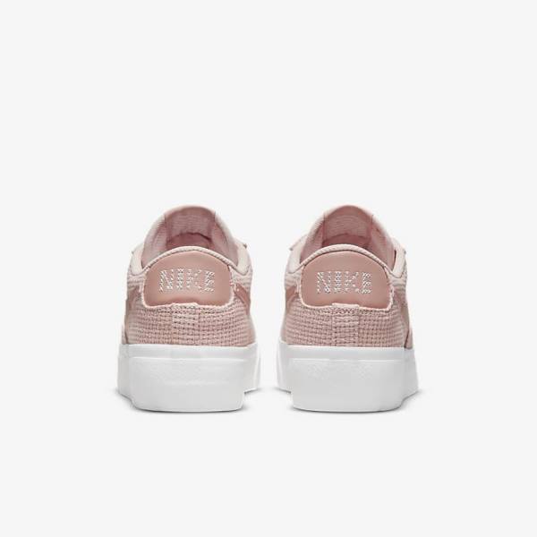 Trampki Damskie Nike Blazer Low Platformie Różowe Białe Różowe Różowe | NK038JMQ