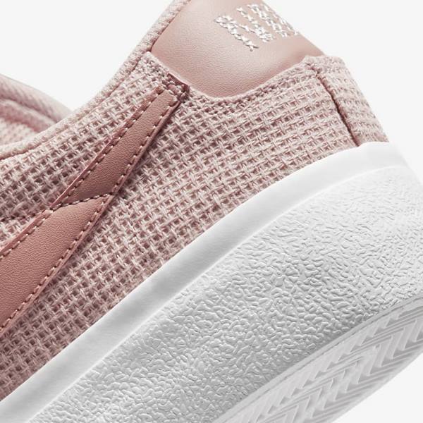 Trampki Damskie Nike Blazer Low Platformie Różowe Białe Różowe Różowe | NK038JMQ