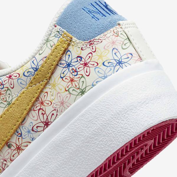 Trampki Damskie Nike Blazer Low Platformie Królewski Niebieski Niebieskie | NK346XTE