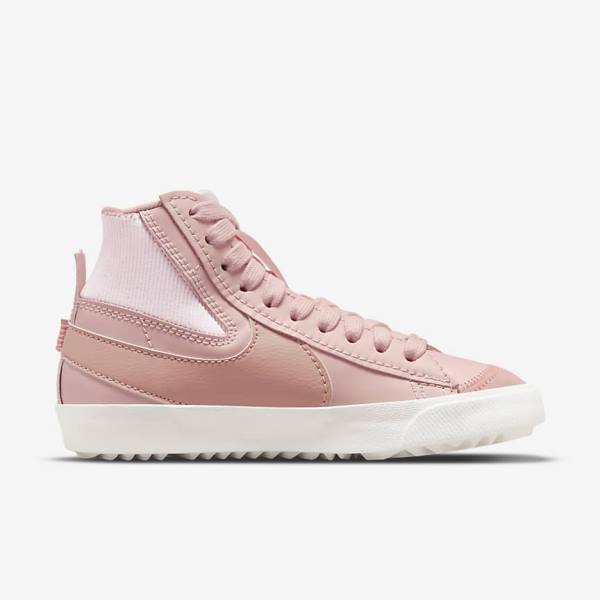 Trampki Damskie Nike Blazer Mid 77 Jumbo Różowe Różowe | NK578MJU